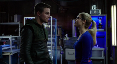 Felicity et Oliver Arrow