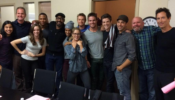 Cast d'Arrow et de Flash réunis